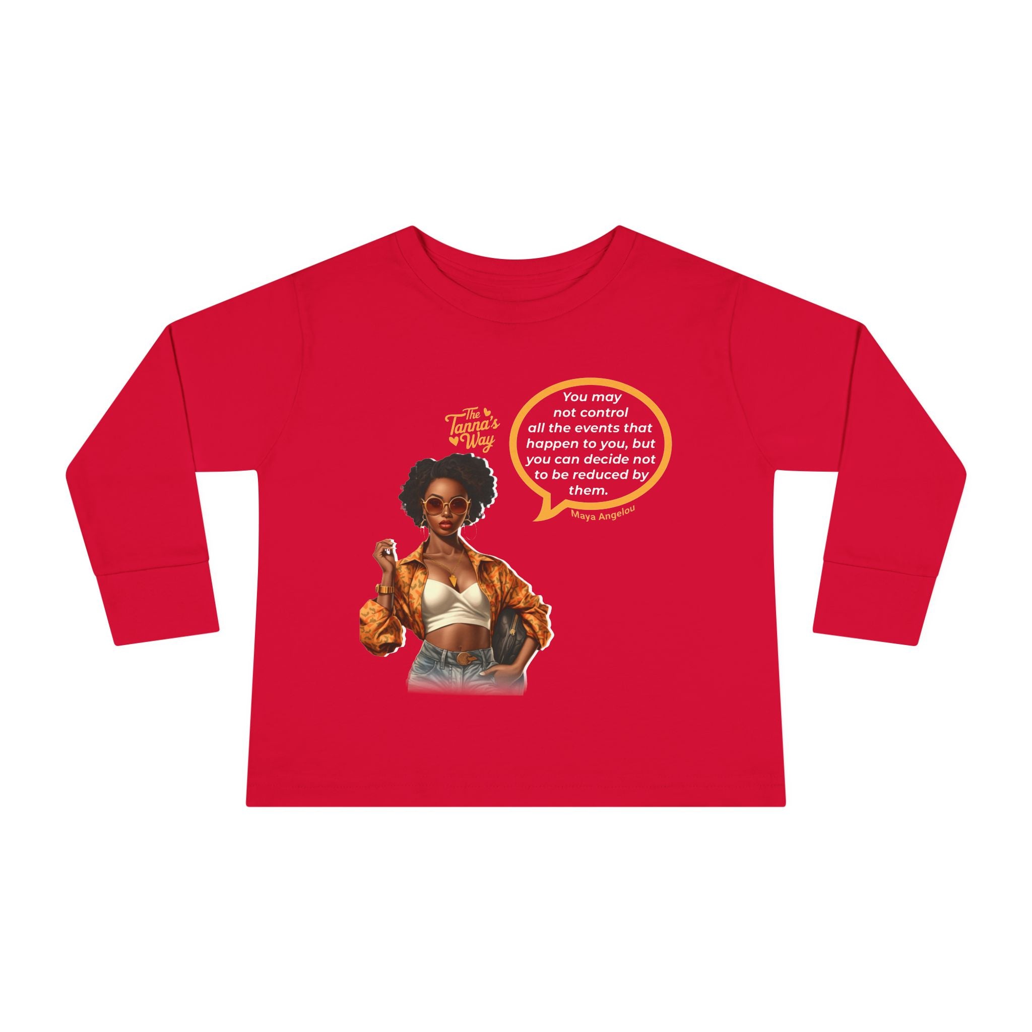 Maya Angelou | Toddler Long Sleeve Tee